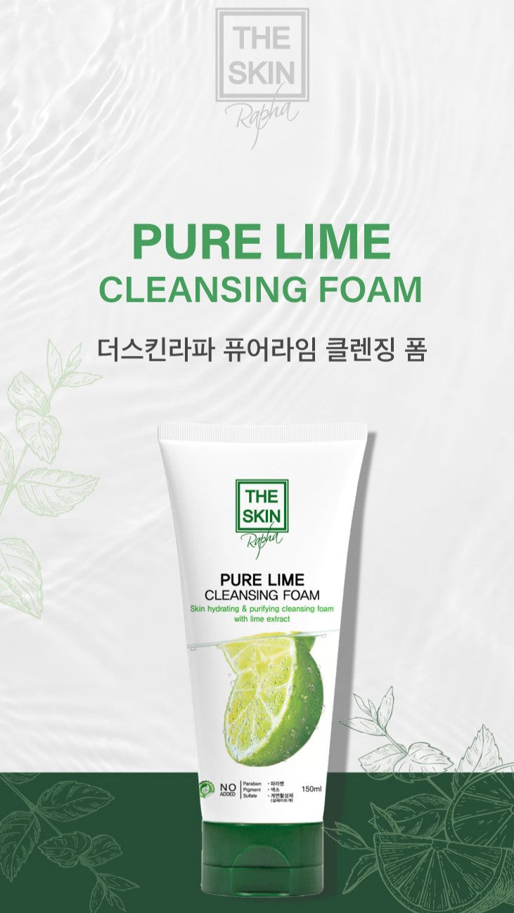 THE SKIN RAPHA PURE LIME CLEANSING FOAM